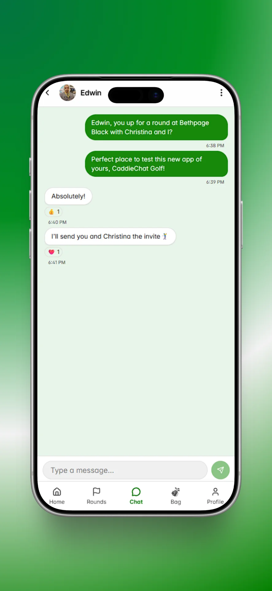 The Buddy System app screenshot
